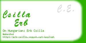 csilla erb business card